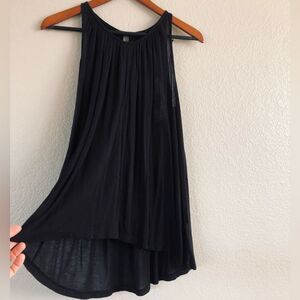 Kenneth Cole Black Flowy Lightweight Knit Sleeveless Top S